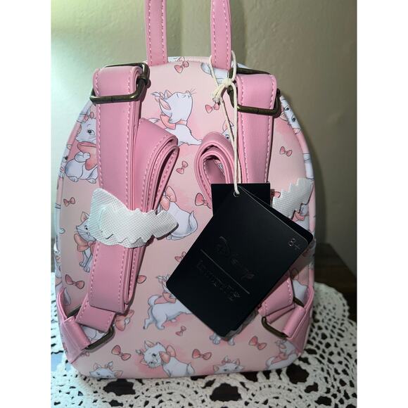 Loungefly Disney The Aristocats Marie Bows Mini Backpack Wallet main image 3